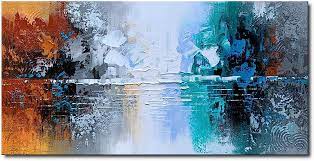 Large Harold Laynor Abstract Painting